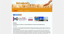 Desktop Screenshot of getreide.info